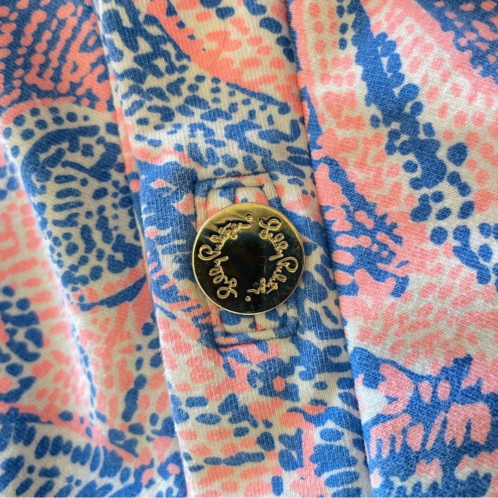 Lilly Pulitzer Madison Coastal Blue Maybe Gator Skort, Size Small - Picture 4 of 10